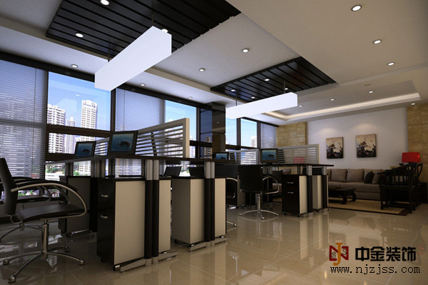 浅谈办公室装修高矮两种不同的隔断