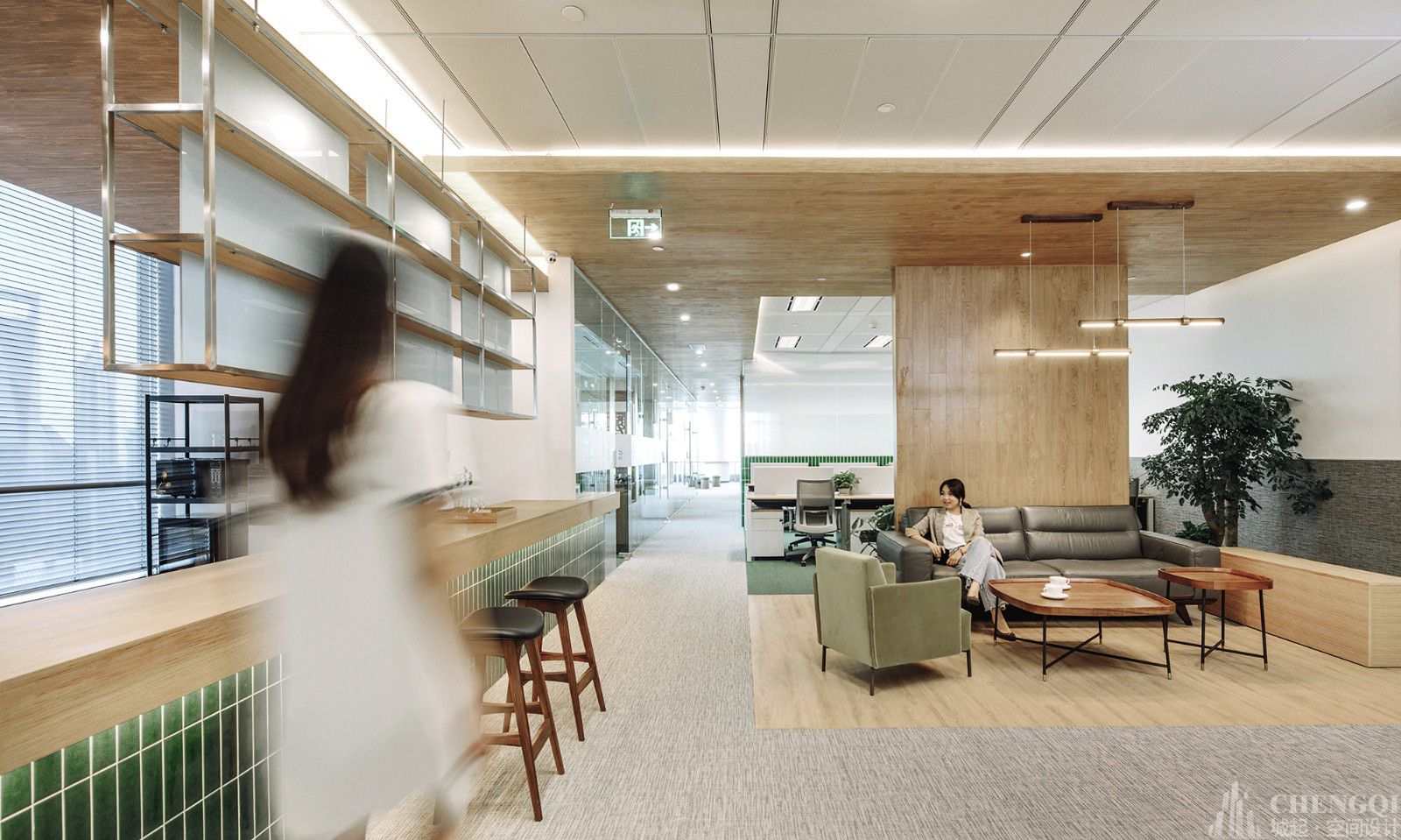 办公室装饰设计案例,办公室设计效果图