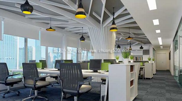 日照办公室装修设计色彩搭配技巧