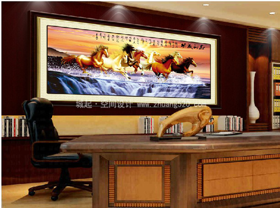 日照办公室装修挂画的选择